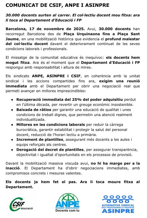 comunicat-tres-sindicats